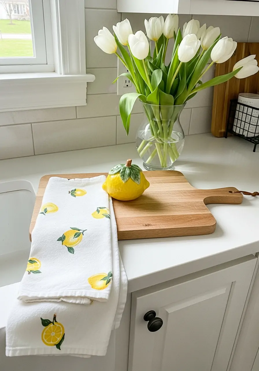 Citrus Motifs - 50 Spring Kitchen Decor Ideas