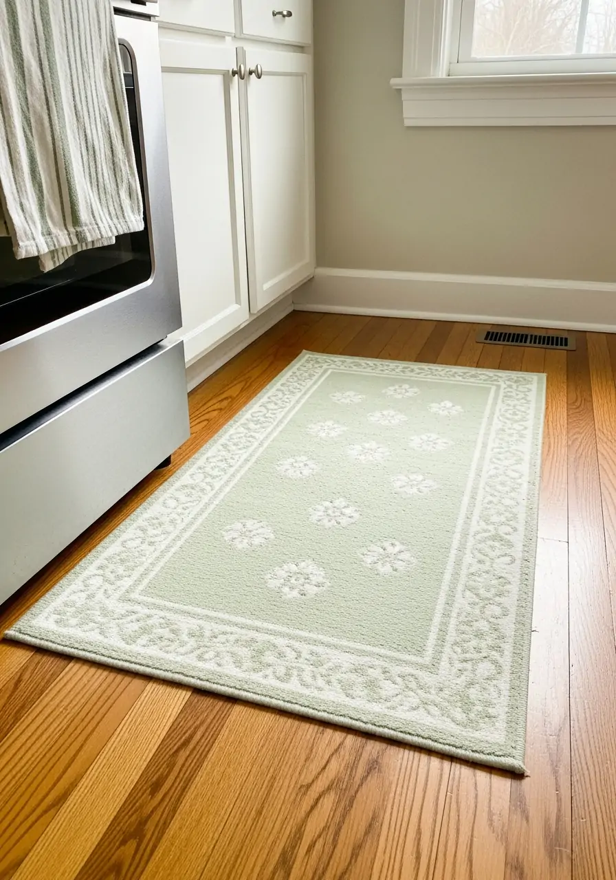 Light Green Kitchen Rugs - 50 Spring Kitchen Decor Ideas