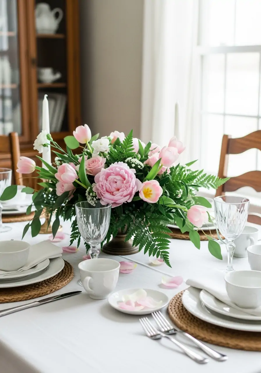 Pink and Green Palette - 50 Spring Table Decor Ideas You Need Right Now