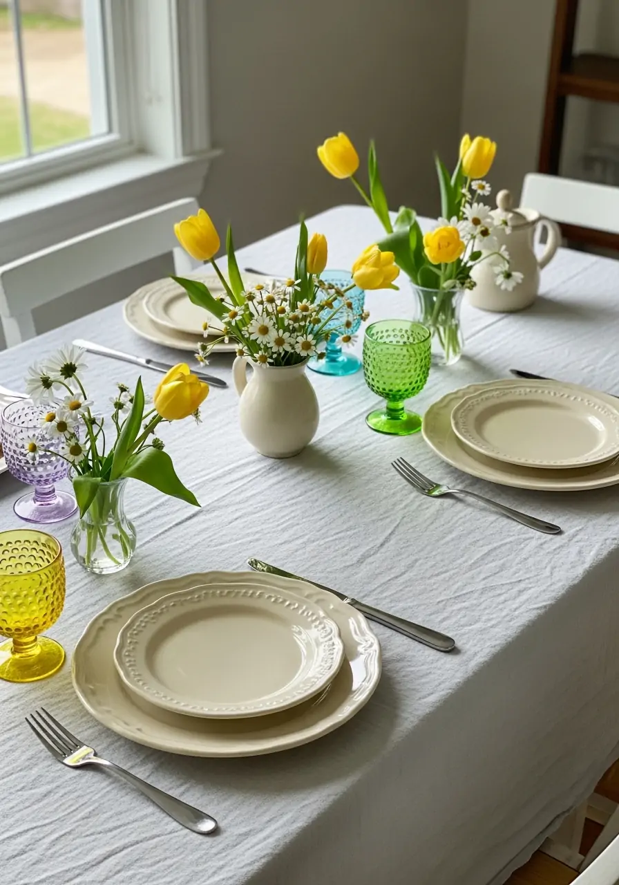 Spring Brunch Table Decor - 50 Spring Table Decor Ideas You Need Right Now