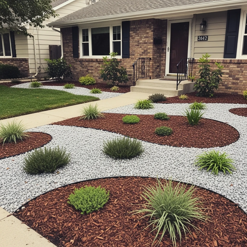 Lawn-Free Front Yard - 50 Front Yard Landscaping Ideas for a Beautiful, Budget-Friendly Home