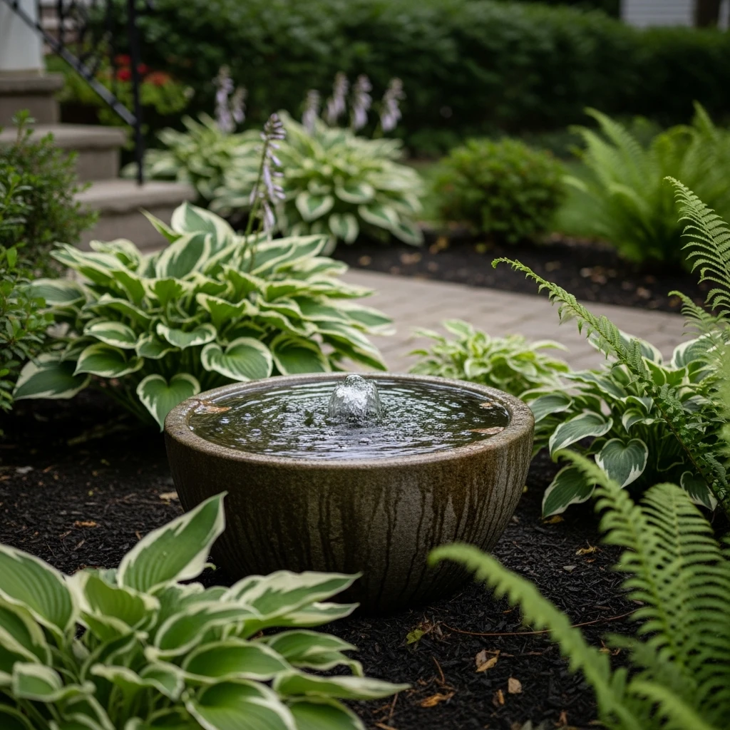 Small Water Feature - 50 Front Yard Landscaping Ideas for a Beautiful, Budget-Friendly Home