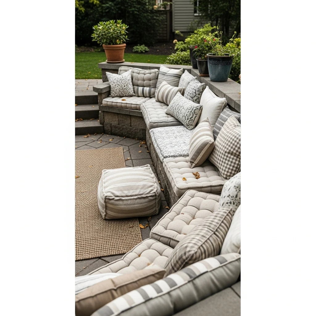 Soft Furnishings Outdoors - 50 Front Yard Landscaping Ideas for a Beautiful, Budget-Friendly Home