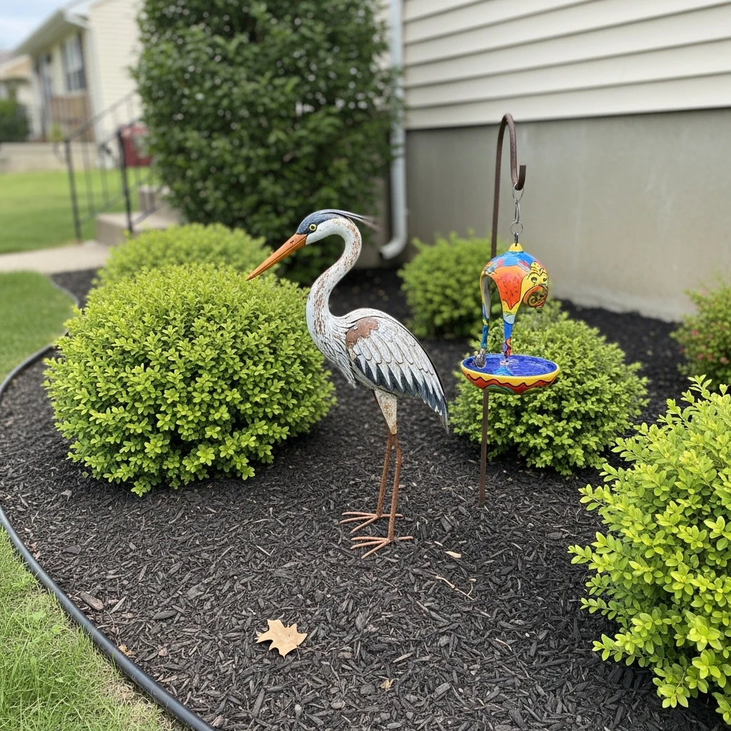 Garden Art and Sculptures - 50 Front Yard Landscaping Ideas for a Beautiful, Budget-Friendly Home