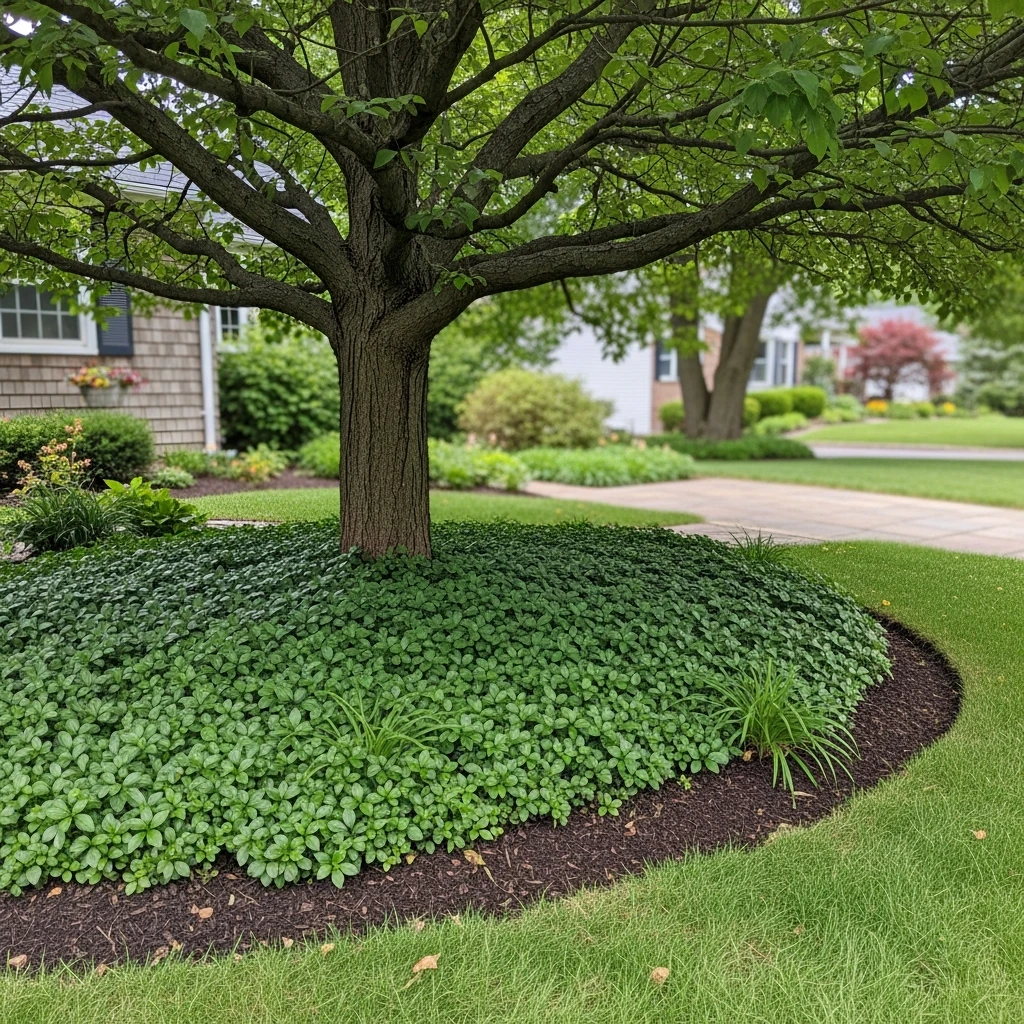 Ground Cover Under Trees - 50 Front Yard Landscaping Ideas for a Beautiful, Budget-Friendly Home