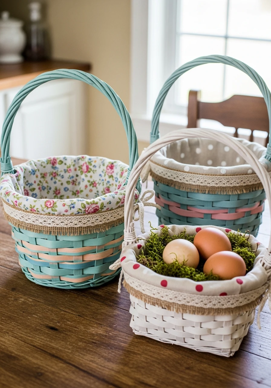 Homemade Easter Baskets - 50 Homemade Easter Decorations