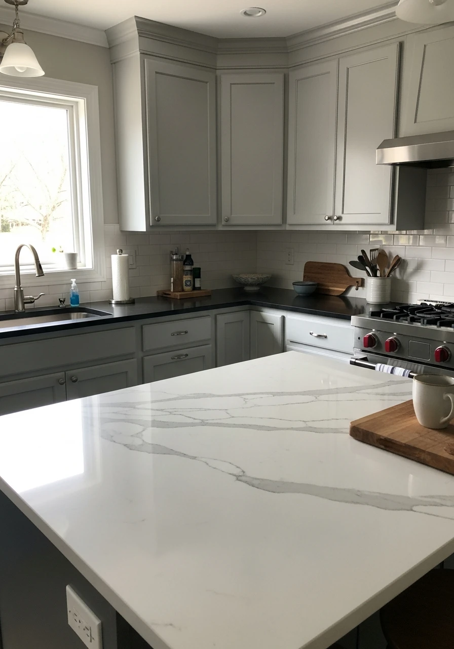 Two-Tone Platform Design - 50 Kitchen Platform Ideas