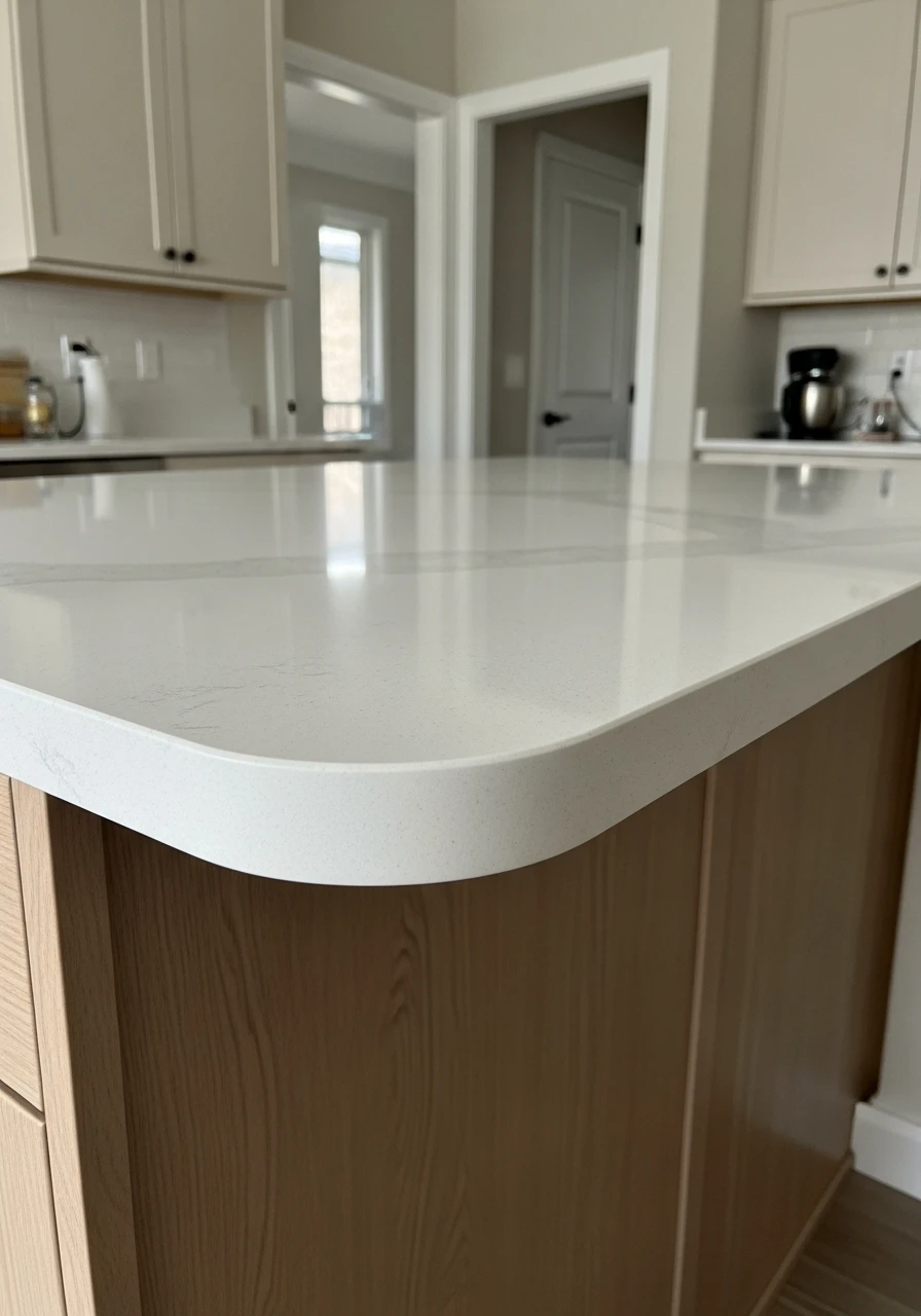 Rounded Edge Platform - 50 Kitchen Platform Ideas