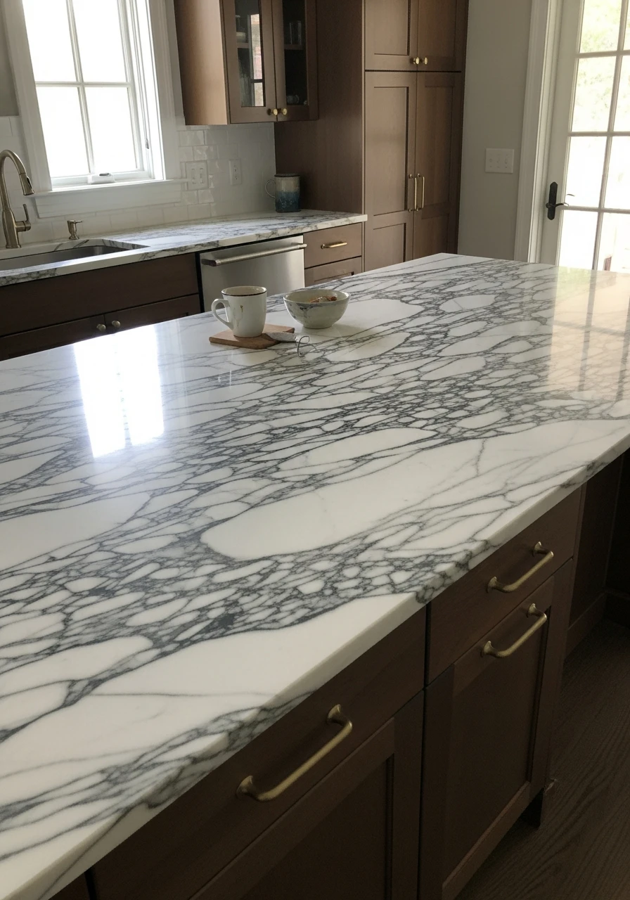 Monolithic Stone Platform - 50 Kitchen Platform Ideas