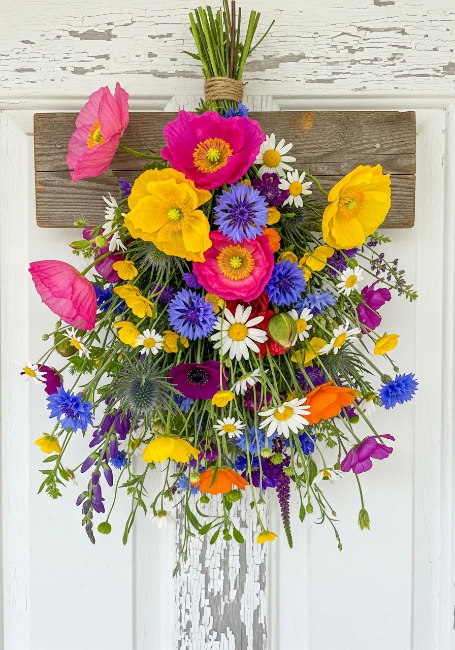 50 Spring Door Hanger Ideas - Addicted To Organization