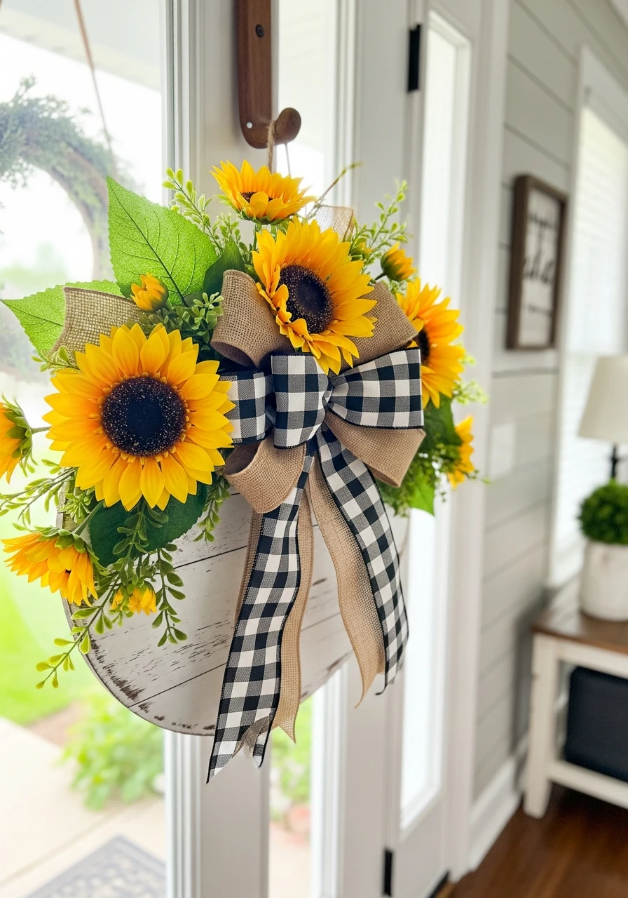 50 Spring Door Hanger Ideas - Addicted To Organization