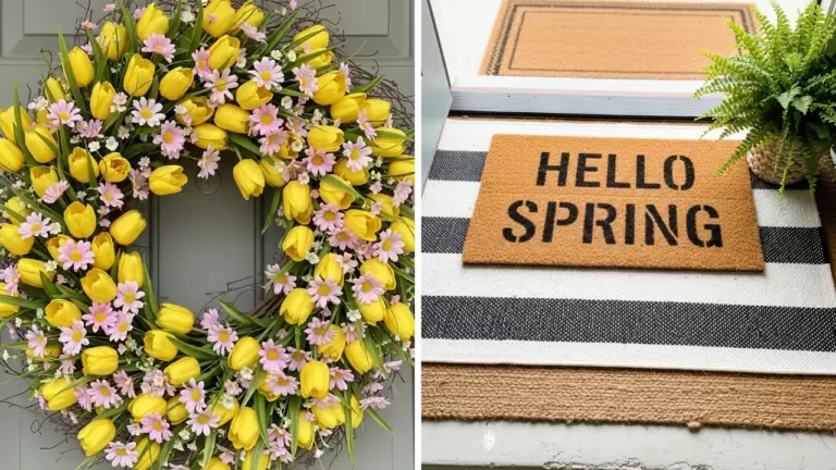 50 Spring Front Door Decor Ideas