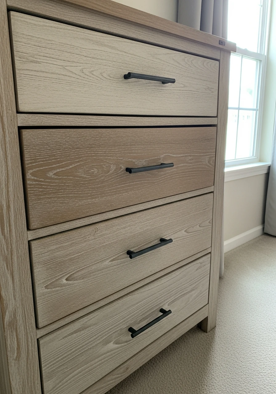 Distressed Dresser - 50 Modern Farmhouse Bedroom Ideas