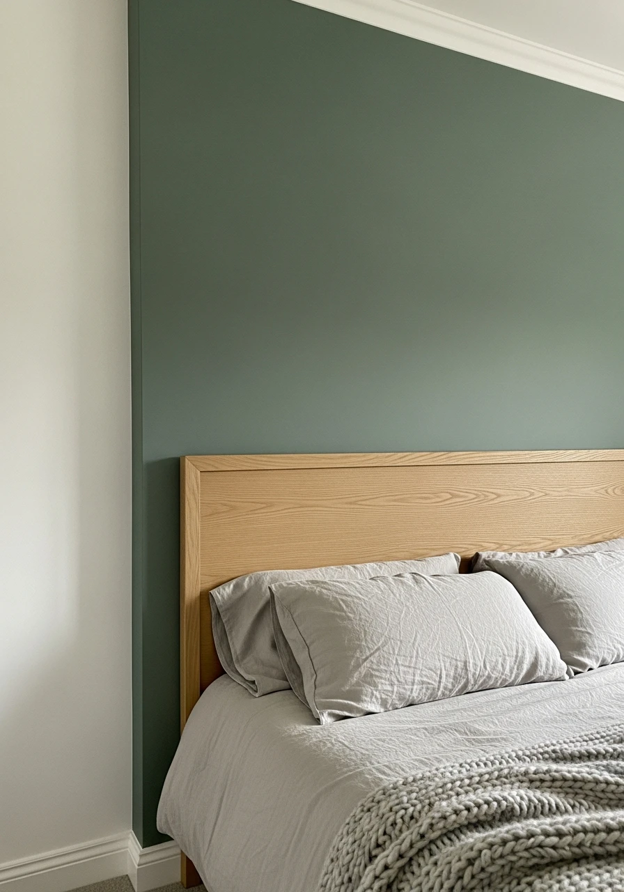 Earthy Accent Wall - 50 Modern Farmhouse Bedroom Ideas