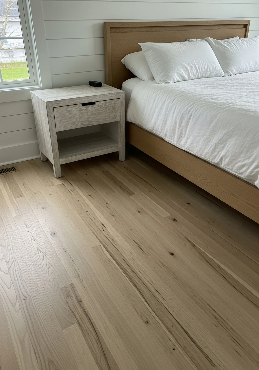 Light Natural Wood Finishes - 50 Modern Farmhouse Bedroom Ideas