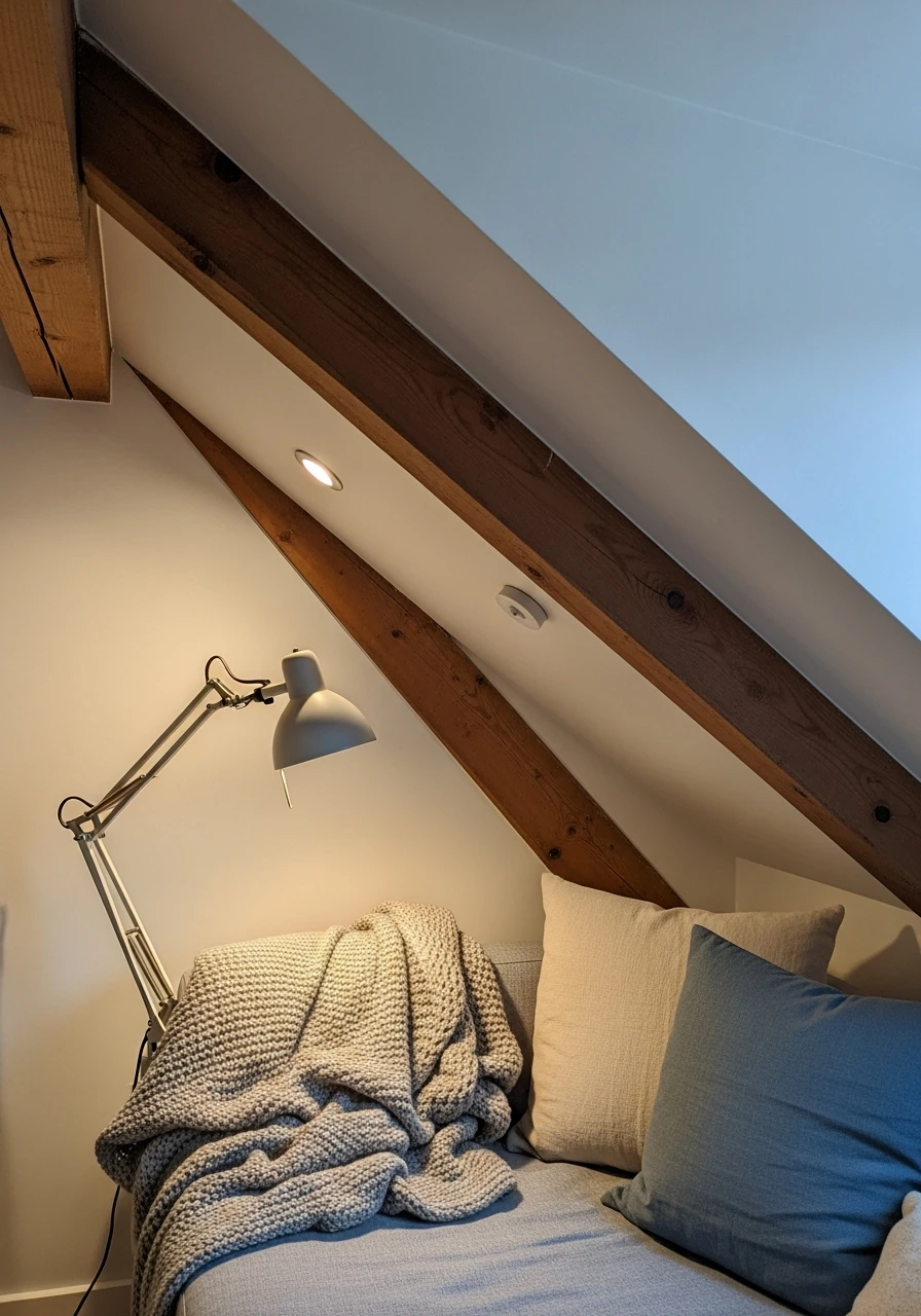 Layered Lighting Plan - Attic Living Room Ideas