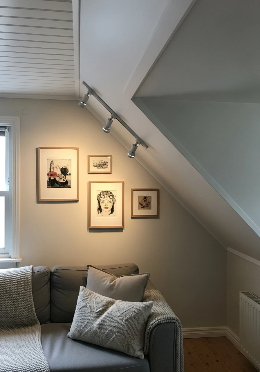 Art Spotlights - Attic Living Room Ideas
