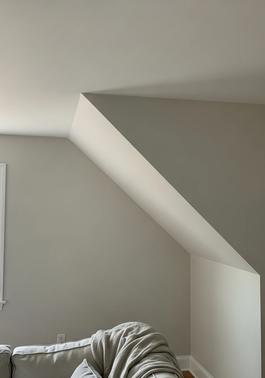 Light Neutral Color Palette - Attic Living Room Ideas