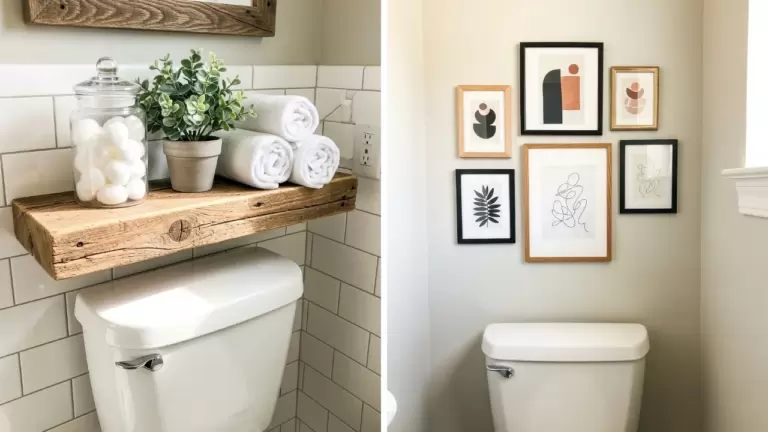 50 Back of Toilet Decor Ideas