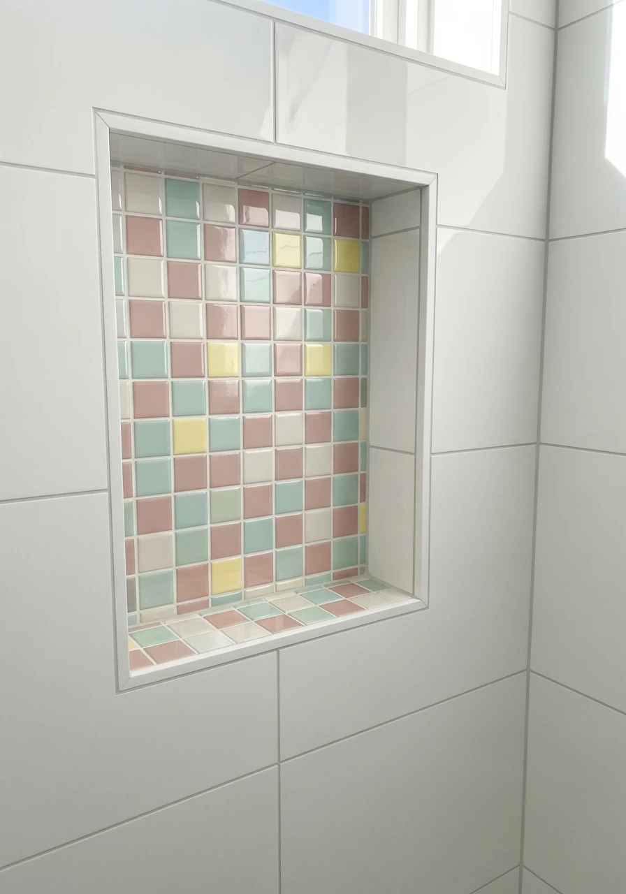 Feature Glossy Colored Tile - 50 Smart Ideas for Your Next High-End Bathroom Remodel