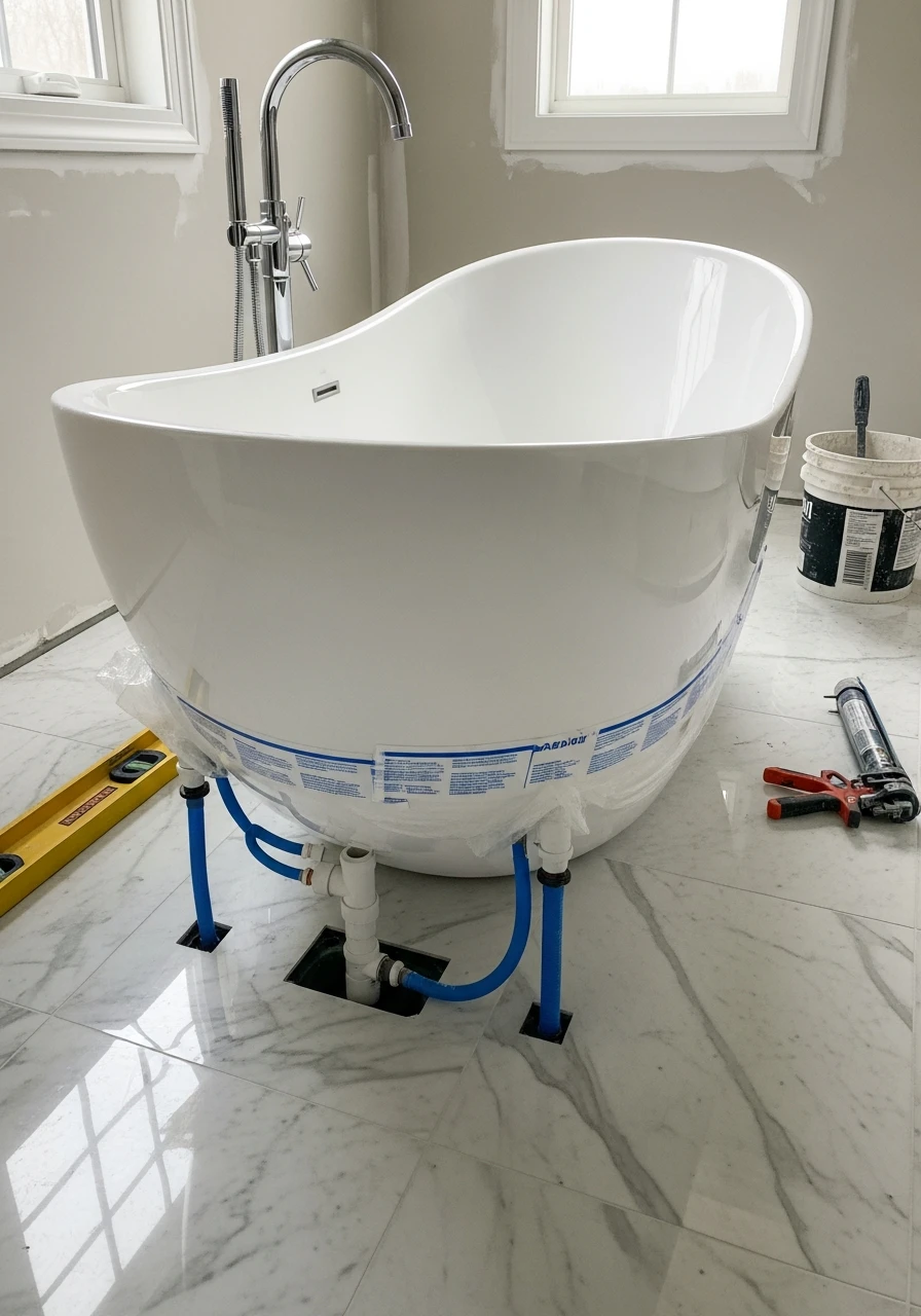 Install a Freestanding Tub - 50 Smart Ideas for Your Next High-End Bathroom Remodel
