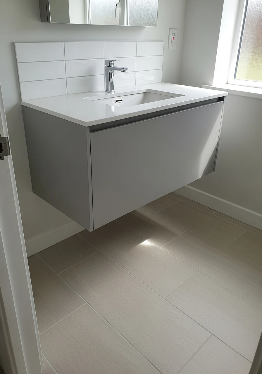 Try a Wall-Hung Vanity - 50 Smart Ideas for Your Next High-End Bathroom Remodel