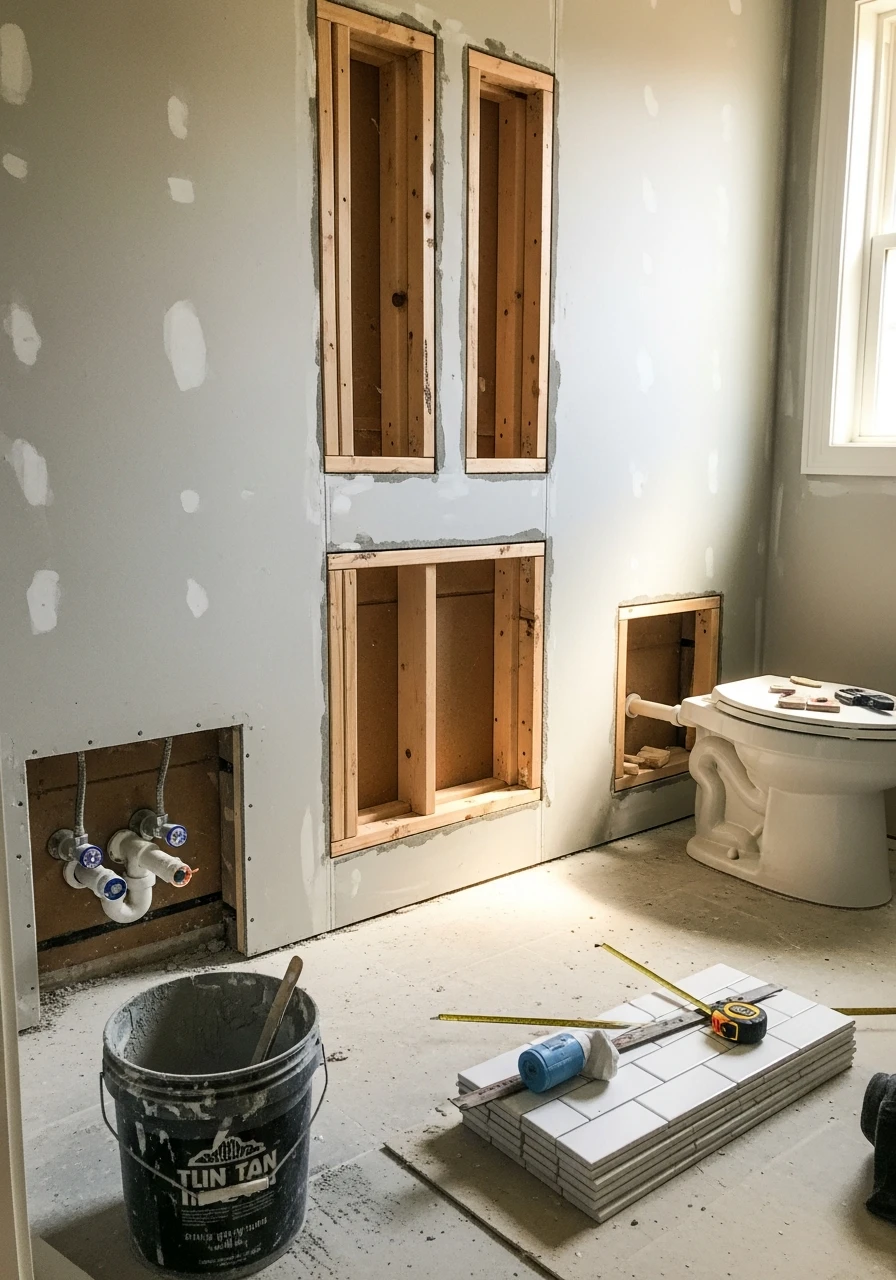 Add Recessed Niches - 50 Smart Ideas for Your Next High-End Bathroom Remodel