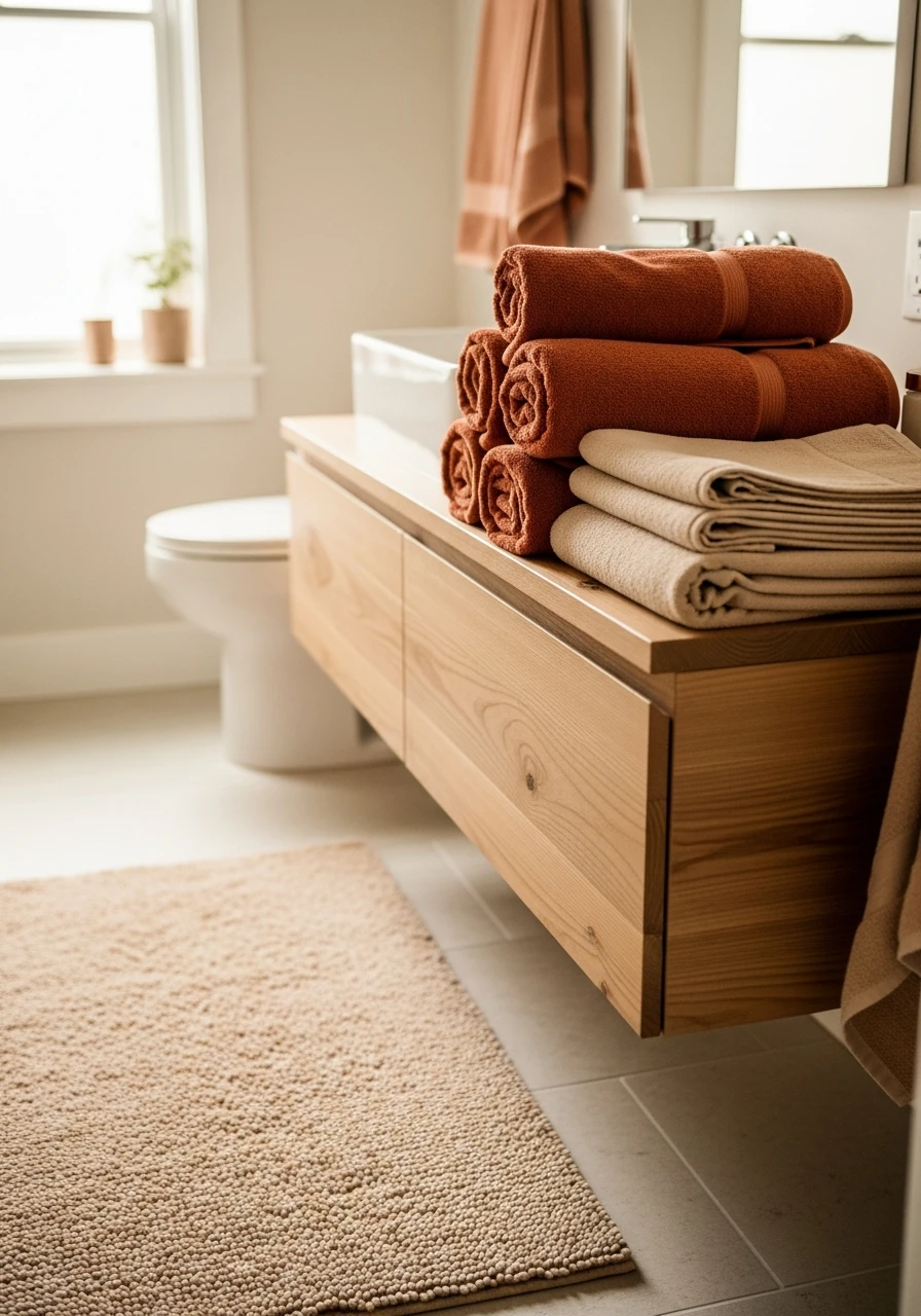 Warm Up With Textiles - 50 Smart Ideas for Your Next High-End Bathroom Remodel