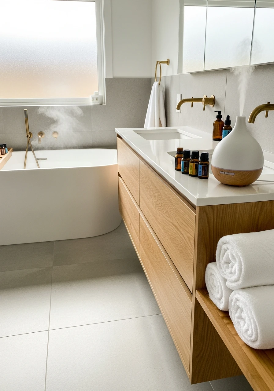 Focus on Spa Scents - 50 Smart Ideas for Your Next High-End Bathroom Remodel