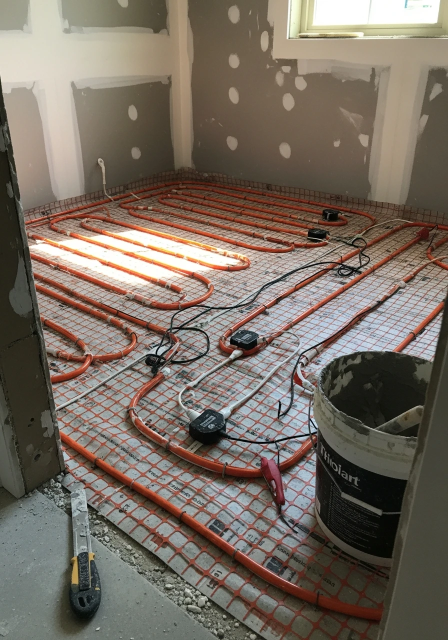 Install Heated Floors - 50 Smart Ideas for Your Next High-End Bathroom Remodel