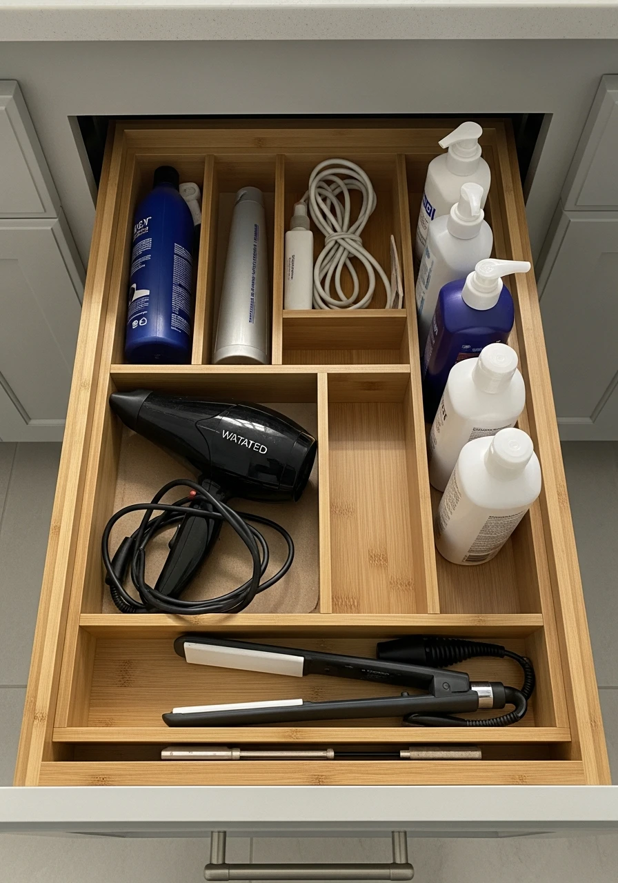 Organize Deep Drawers - 50 Smart Ideas for Your Next High-End Bathroom Remodel