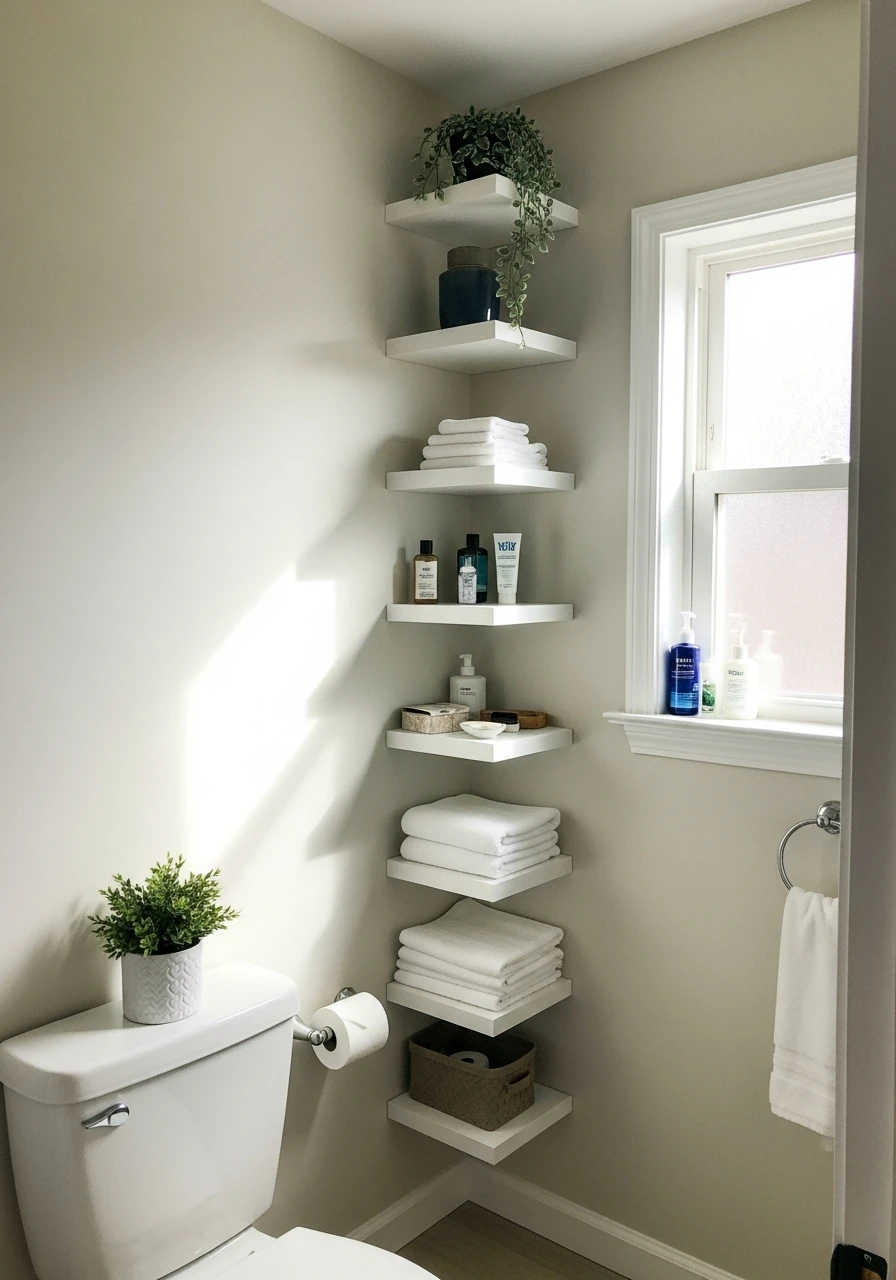 Utilize Vertical Space - 50 Smart Ideas for Your Next High-End Bathroom Remodel