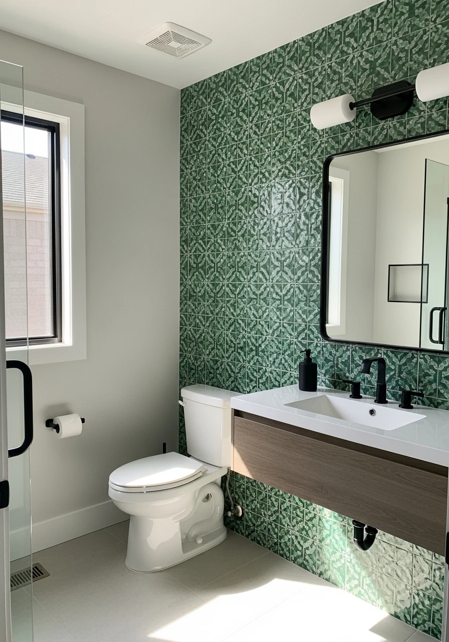 Create a Tile Feature - 50 Smart Ideas for Your Next High-End Bathroom Remodel