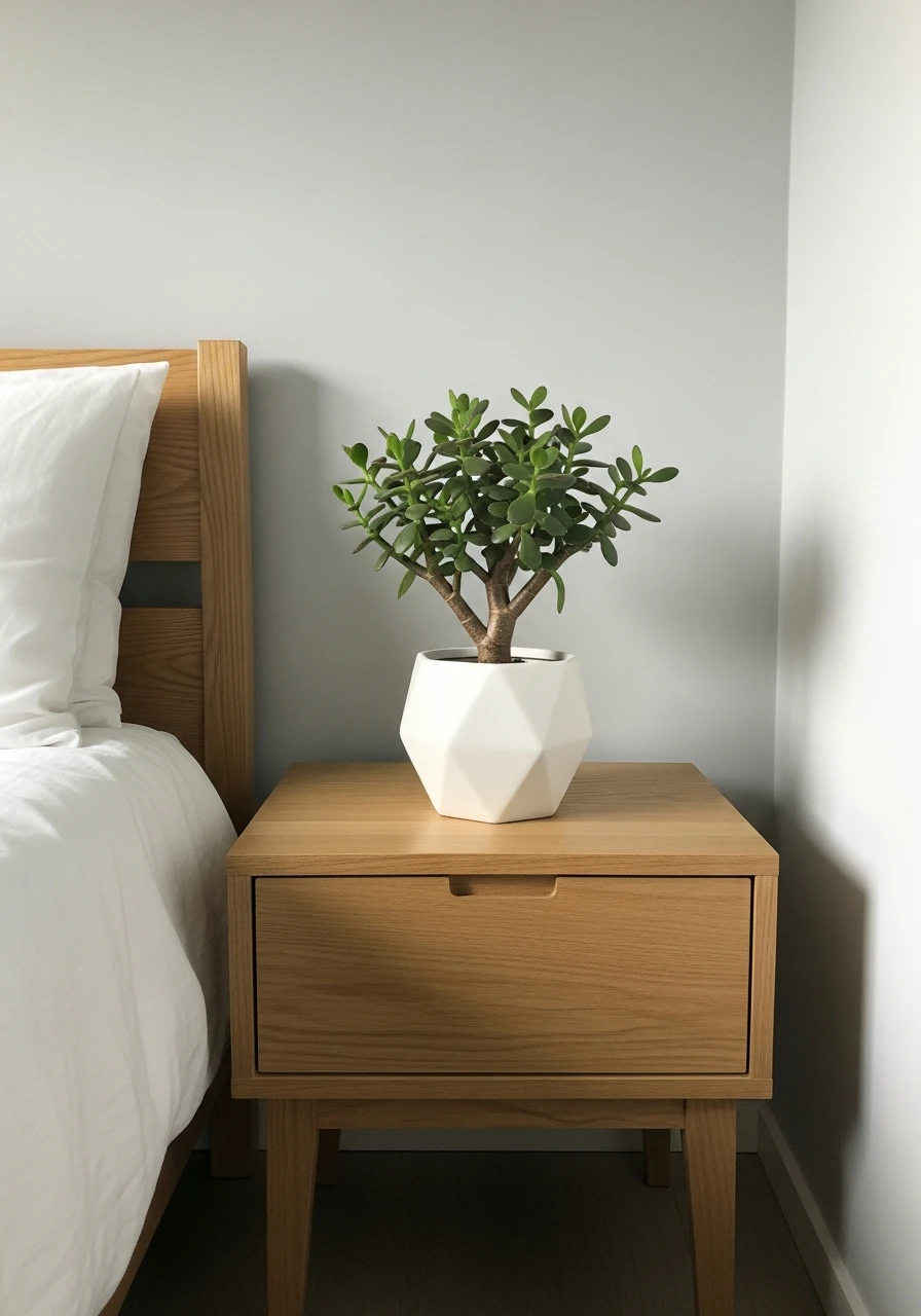 Simple Jade Plant Symbol - 50 Stunning Bedroom Plants Decor Ideas for a Calm Space