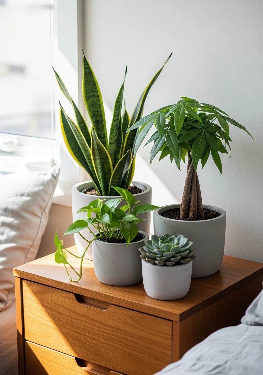 Cohesive Plant Collection - 50 Stunning Bedroom Plants Decor Ideas for a Calm Space