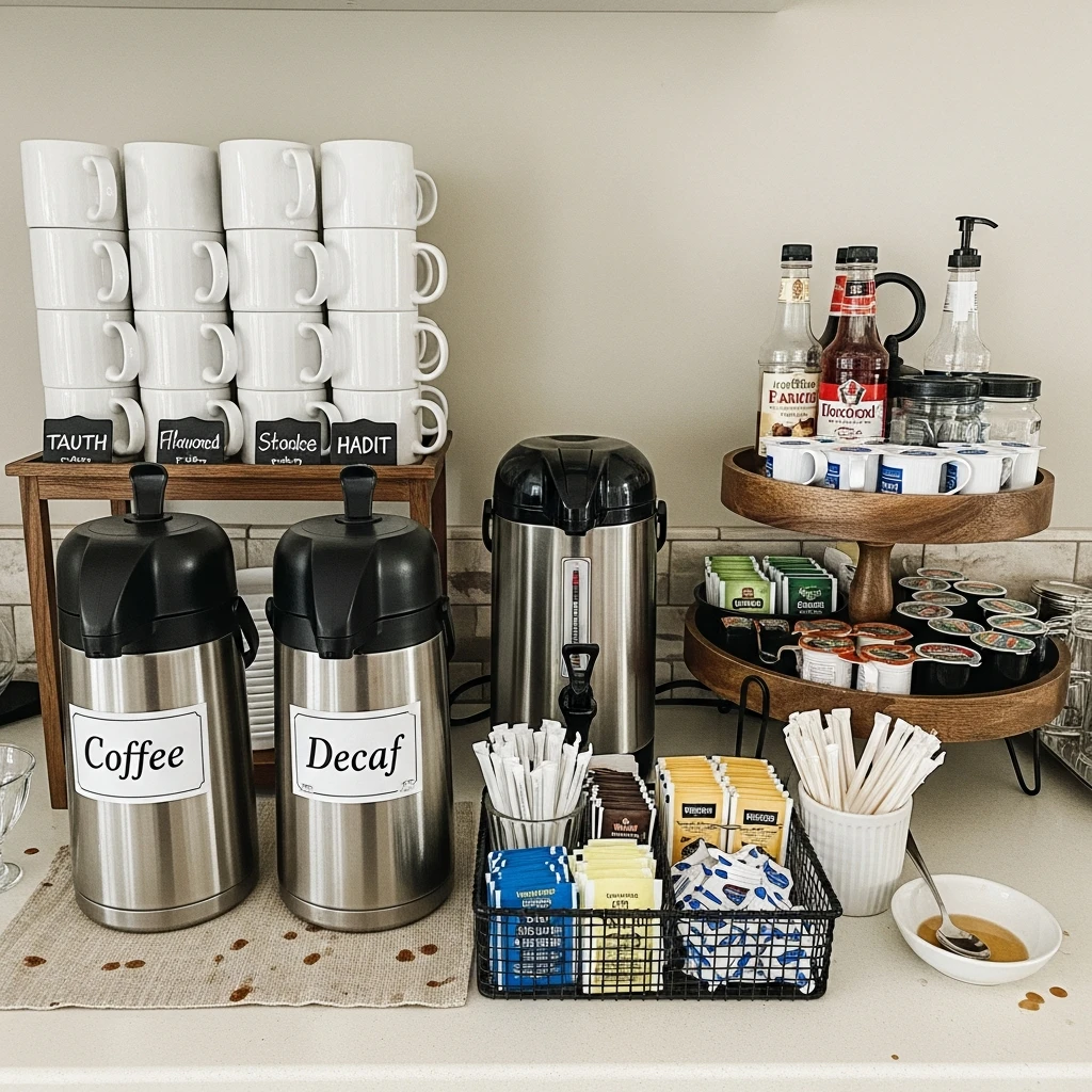 Entertaining Coffee Bar - 50 Coffee Bar Ideas for a Custom Kitchen Look
