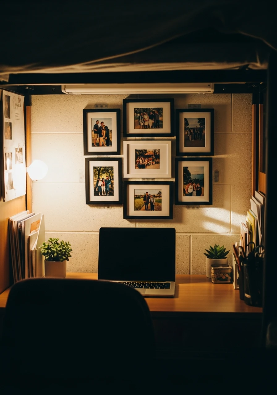 Photo Gallery Desk Wall - 50 Genius College Dorm Desk Ideas To Maximize Space
