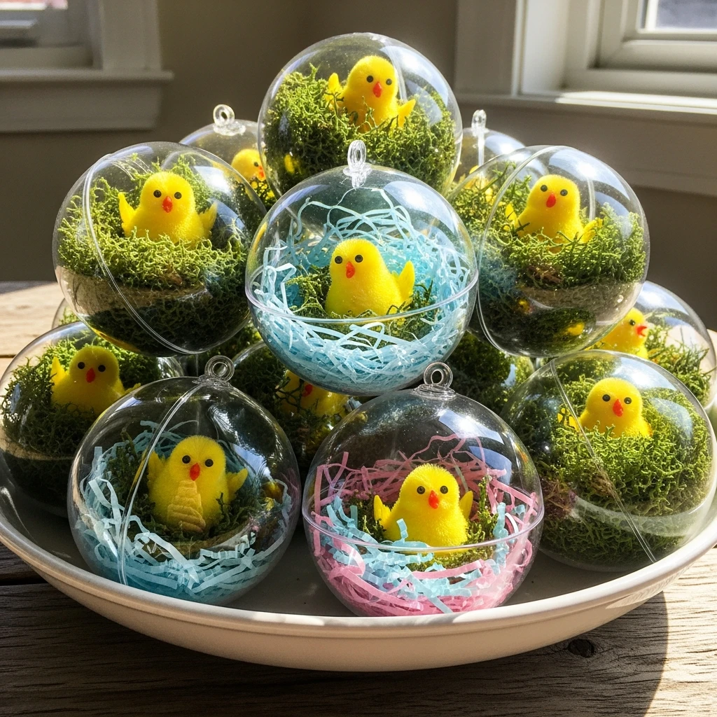 Unique Ornament Display - 50 Easy DIY Easter Centerpieces for a High-End Table Look
