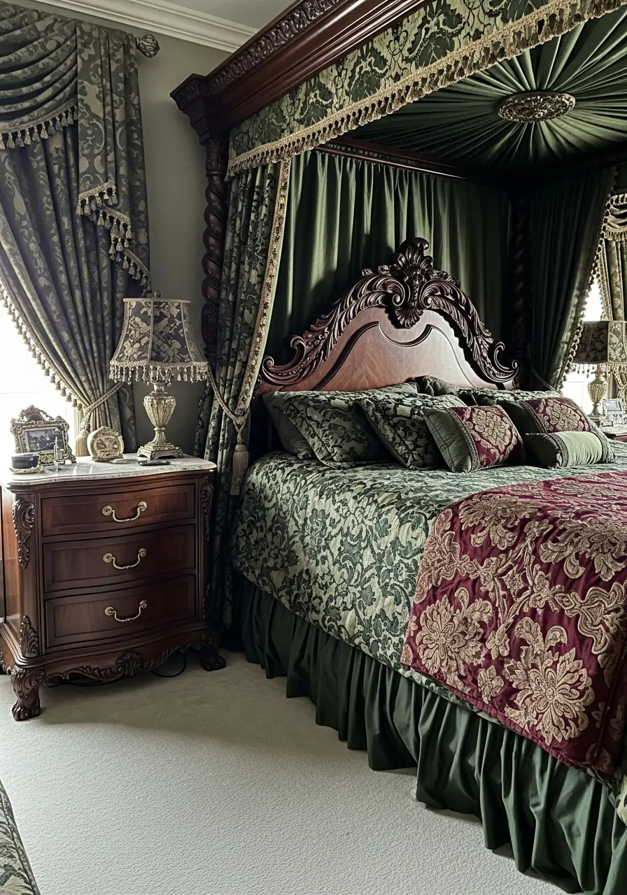 Victorian Inspired Bedroom - Dark Feminine Bedroom Ideas