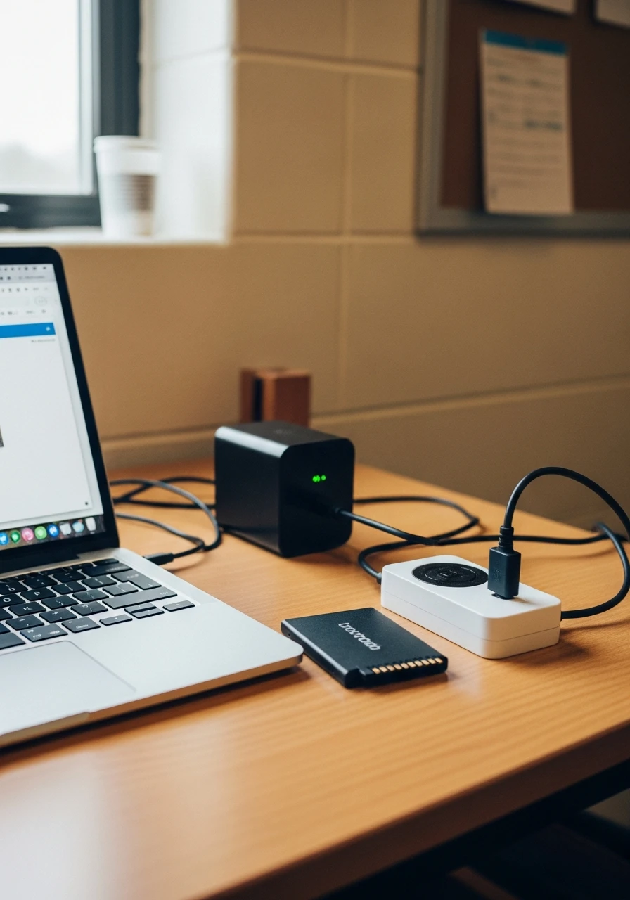 Essential Laptop Setup - The Ultimate List of Dorm Room Must Haves for College