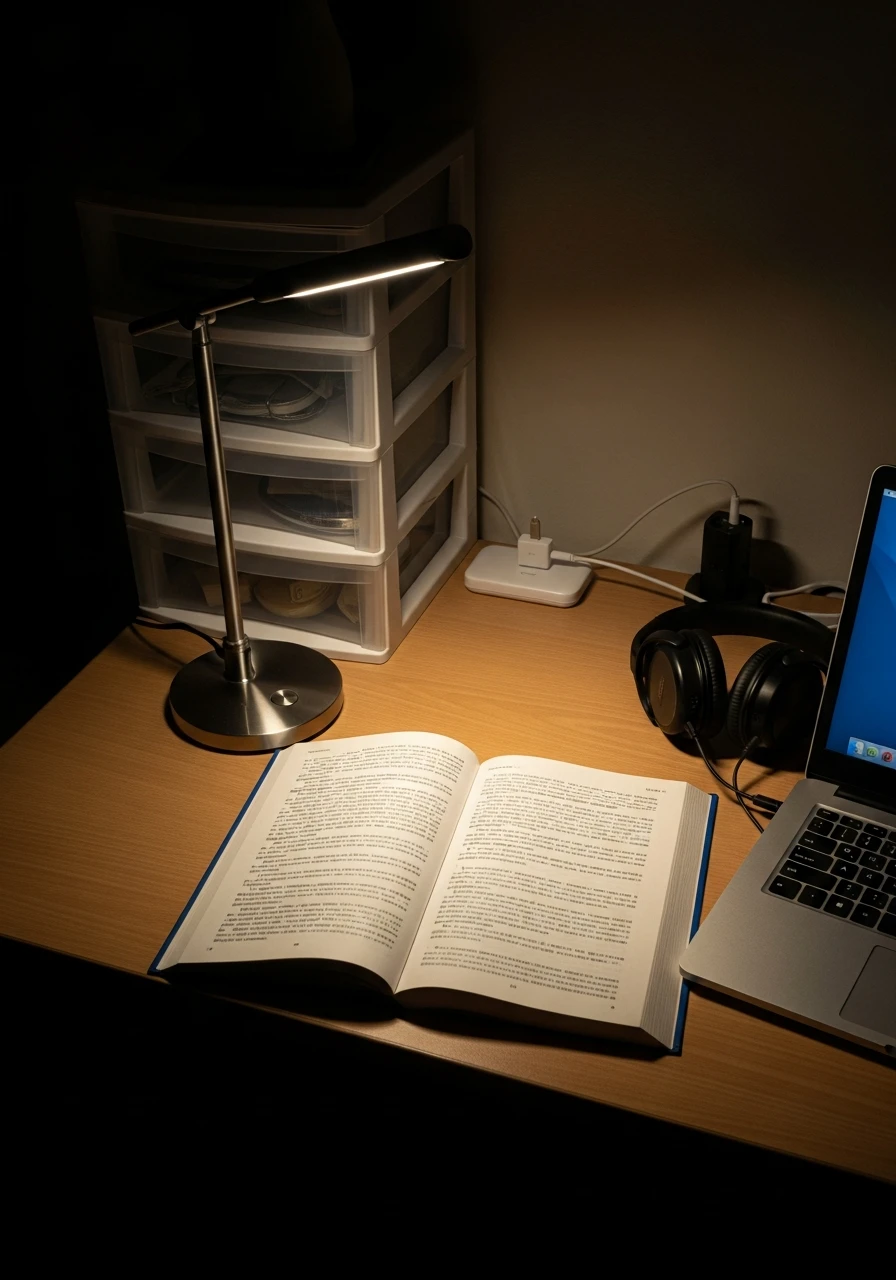 Focused Study Light - The Ultimate List of Dorm Room Must Haves for College