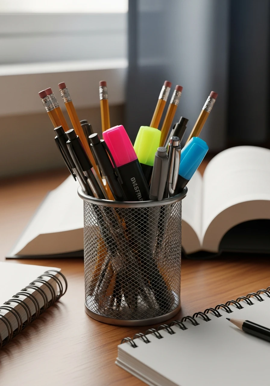 Pens, Pencils, Highlighters - The Ultimate List of Dorm Room Must Haves for College