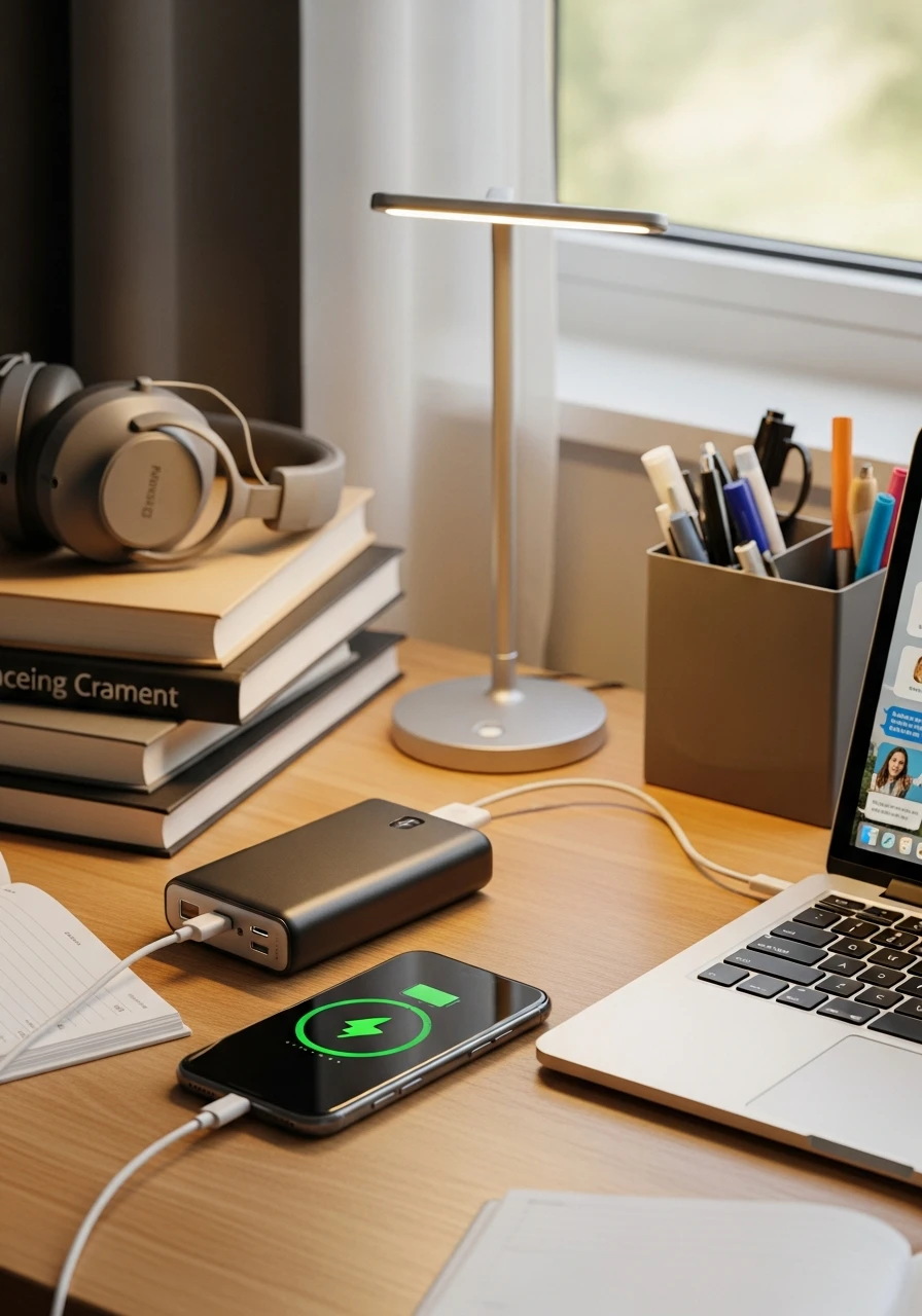 Backup Phone Power - The Ultimate List of Dorm Room Must Haves for College