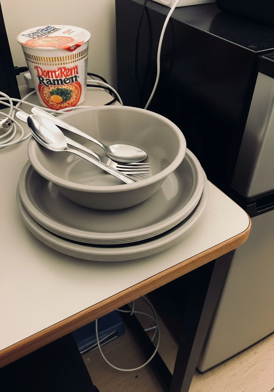 Simple Dishware - The Ultimate List of Dorm Room Must Haves for College