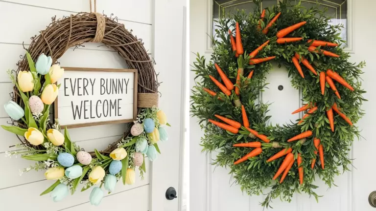 50 Easter Wreaths for the Front Door