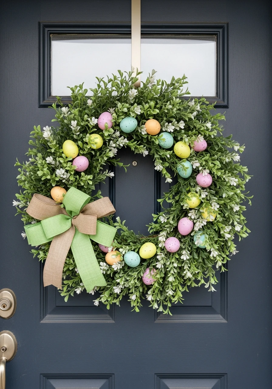 Weatherproof Front Door Wreath - 50 Easter Wreaths for Front Door That Look Amazing