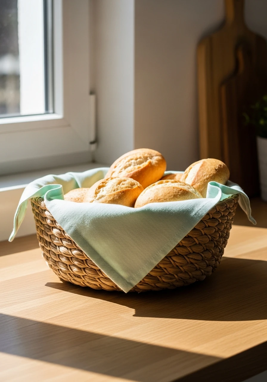 Easter Bread Basket Styling - 50 Budget-Friendly Easter Kitchen Decor Ideas You Can Do Today
