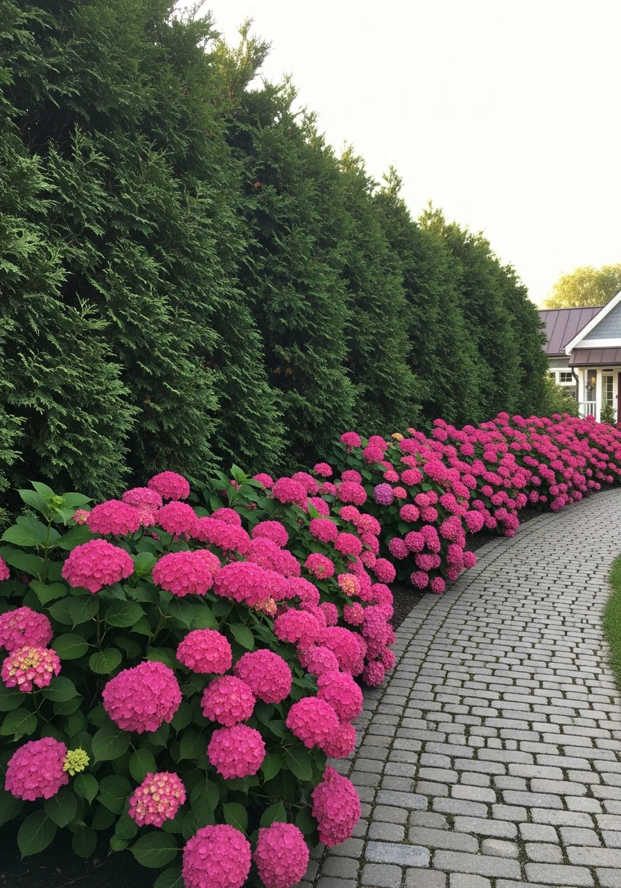 Pink Warmth Design - 50 Simple Hydrangea Landscaping Ideas to Boost Your Curb Appeal