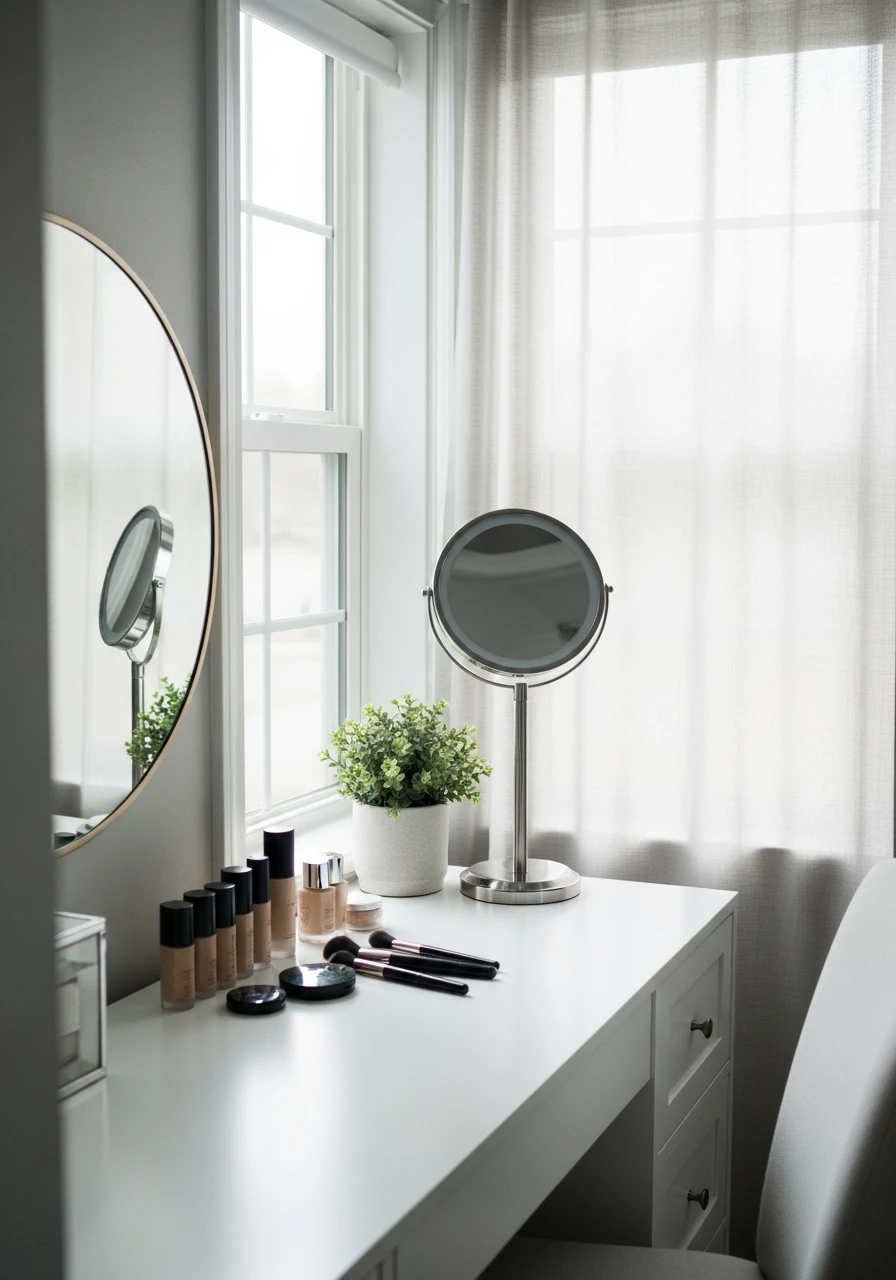 Natural Light Makeup Room - 50 Must-Try Makeup Room Ideas For Your Home