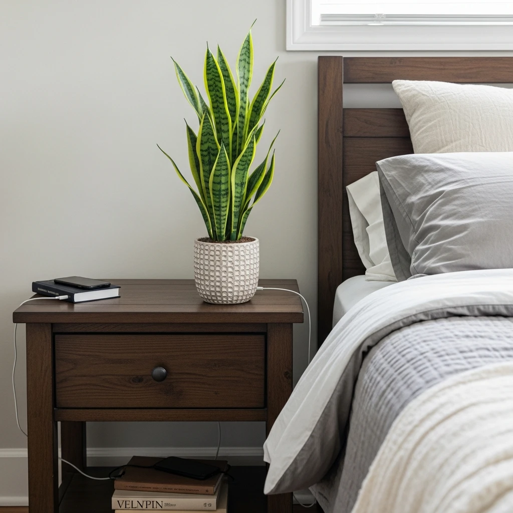 Faux Greenery Boost - 50 Master Bedroom Decor Ideas That Look Expensive (But Aren't)